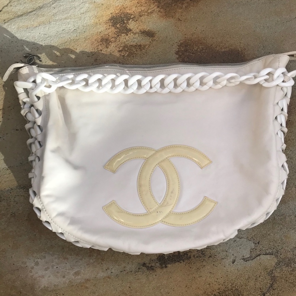 CHANEL BAG, MODERN CHAIN HOBO HANDBAG - AUTHENTIC! - Picture 5 of 15